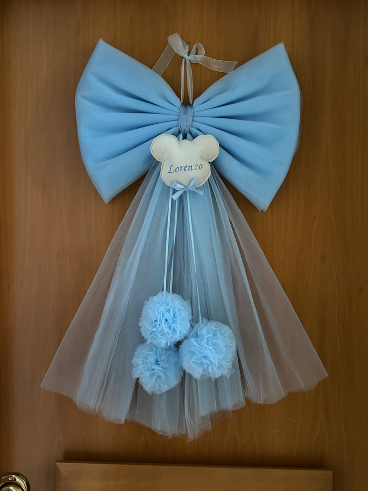 Fiocco in tulle nascita