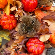 Ghirlanda autunnale perfetta anche come centrotavola