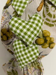 Set cucito per la cucina stampa olive