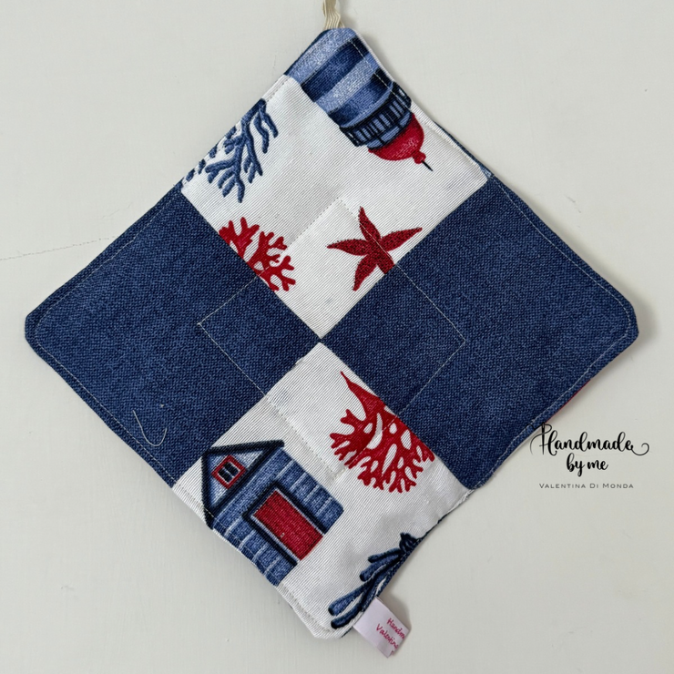 Set cucito per la cucina stile marinaro