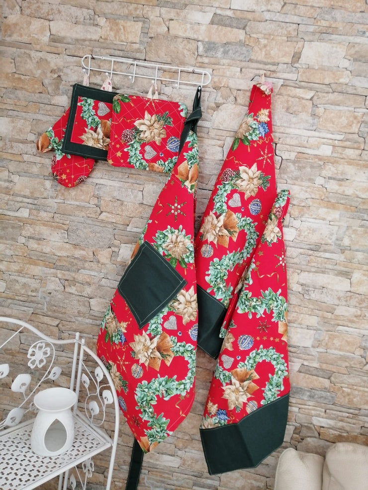 Set cucina in perfetto stile natalizio