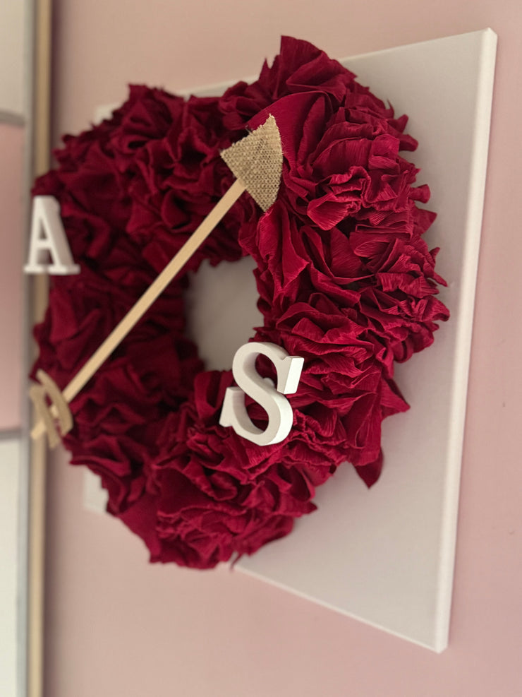 Tela a forma di cuore in 3D