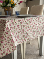 Set cucito per la cucina color rosa