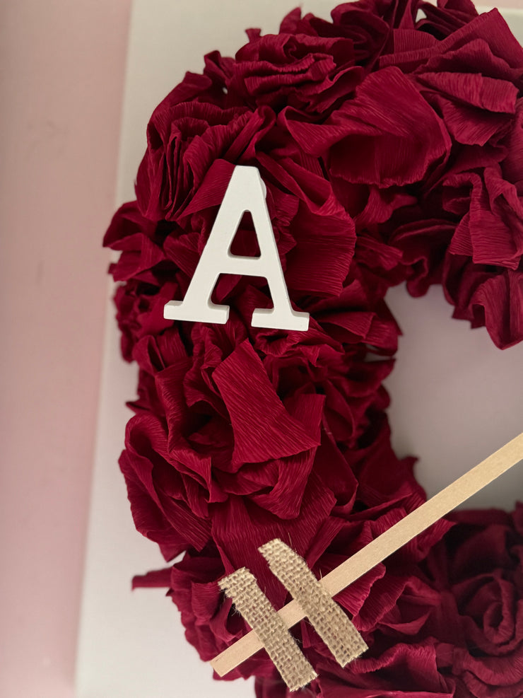 Tela a forma di cuore in 3D