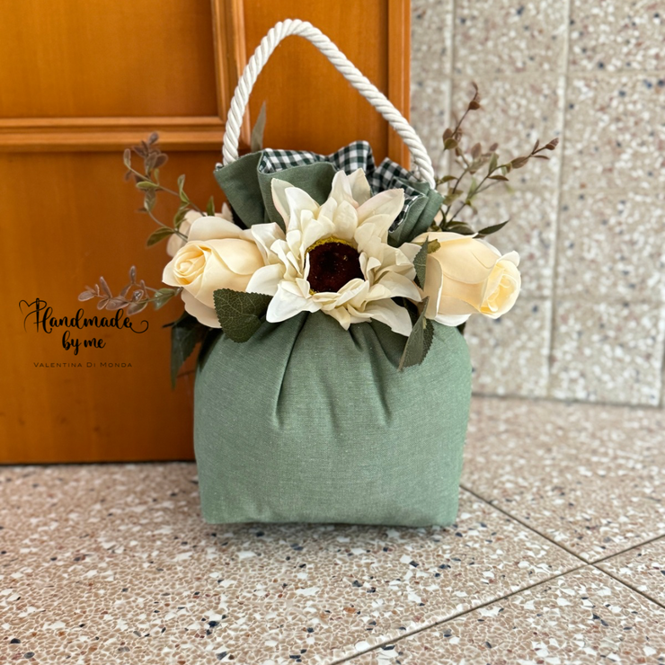 Sacco ferma porta verde