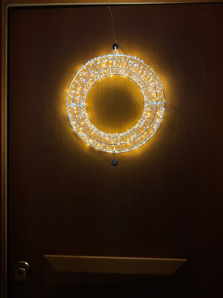 Ghirlanda Natalizia Luminosa 480 LED 38 cm – Con o Senza Fiocco | Handmade by Me