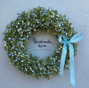 Wreath full of gypsophilia