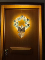 Ghirlanda Natalizia Luminosa 480 LED 38 cm – Con o Senza Fiocco | Handmade by Me