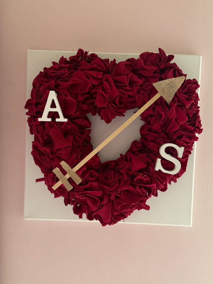 Tela a forma di cuore in 3D