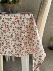 Set cucito per la cucina color rosa