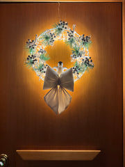 Ghirlanda Natalizia Luminosa 480 LED 38 cm – Con o Senza Fiocco | Handmade by Me