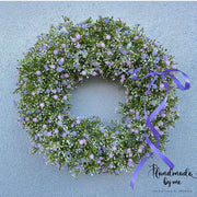 Wreath full of gypsophilia