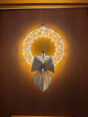 Ghirlanda Natalizia Luminosa 480 LED 38 cm – Con o Senza Fiocco | Handmade by Me