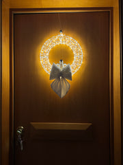 Ghirlanda Natalizia Luminosa 480 LED 38 cm – Con o Senza Fiocco | Handmade by Me