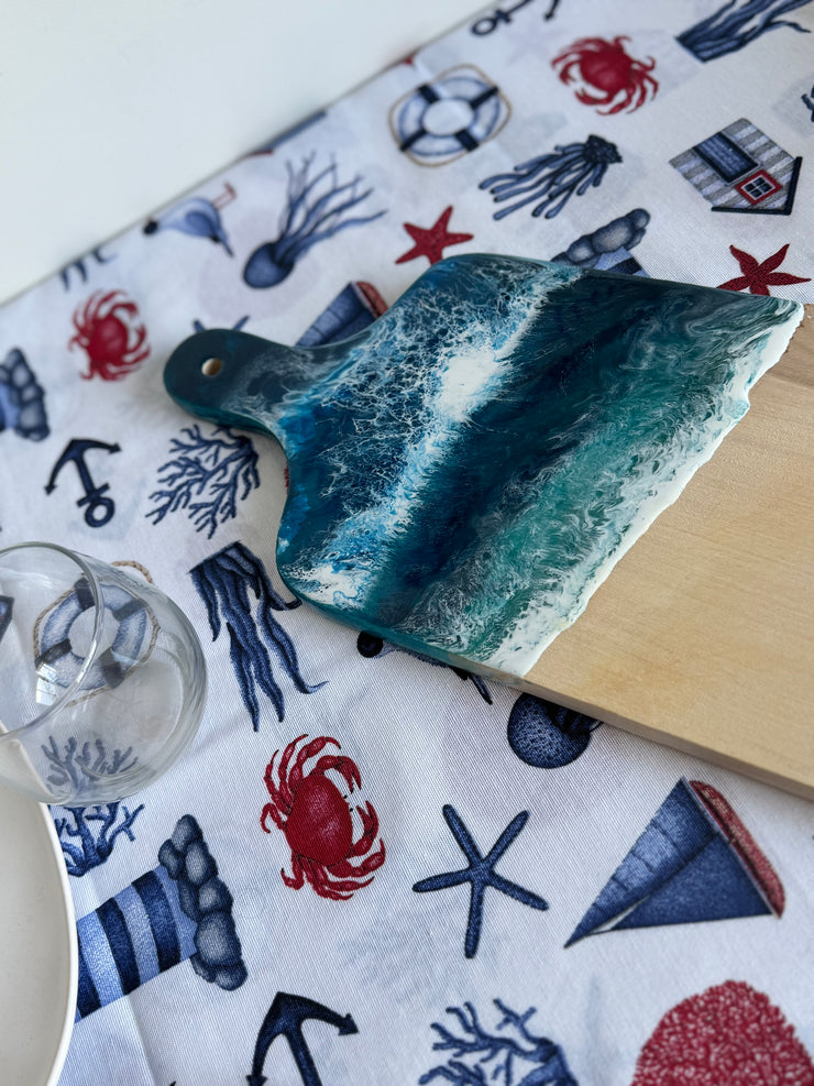 Set cucito per la cucina stile marinaro