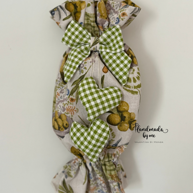 Porta buste stampa olive