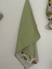 Set cucito per la cucina stampa olive