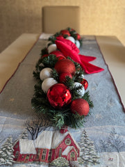 Tralcio Rosso e Bianco con Fiocco Rosso