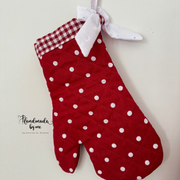Guantone da cucina color rosso