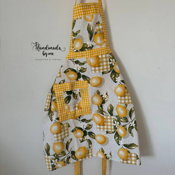 Grembiule da cucina limoni