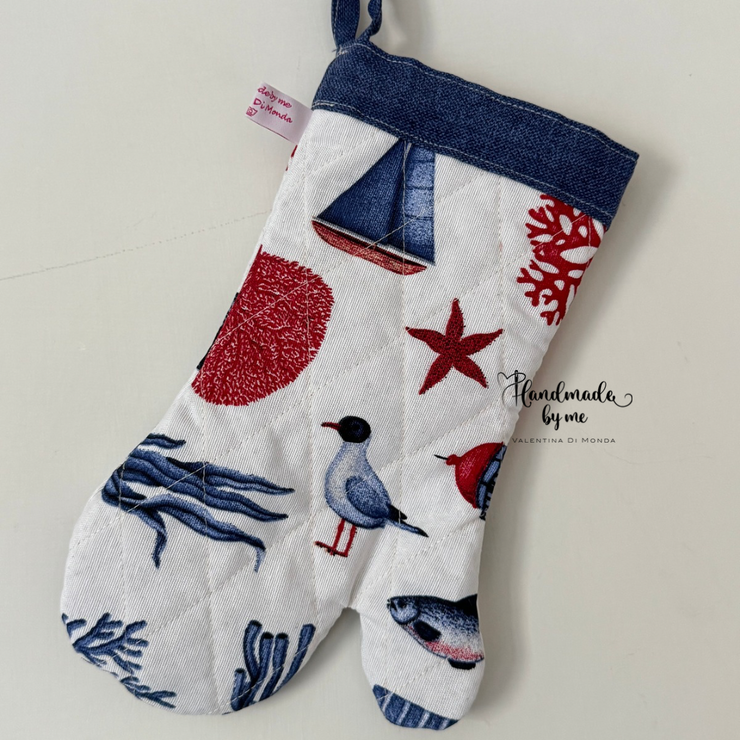 Guantone da cucina stile marinaro