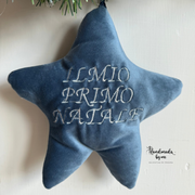 Stelline in velluto primo Natale